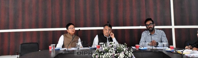 Kohima DPDB meeting held at the DPDB conference hall in Kohima on August 16. (DIPR Photo)